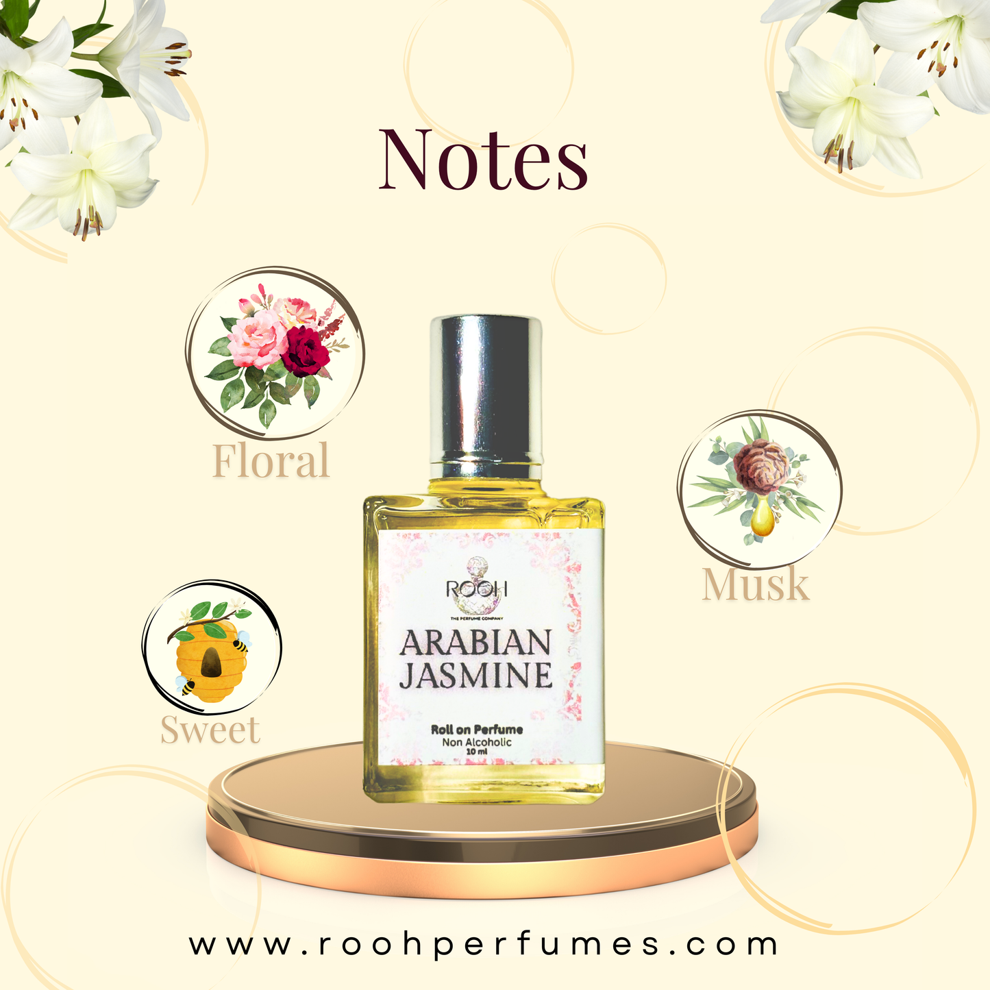 ARABIAN JASMINE Roll on Perfume - 10ml
