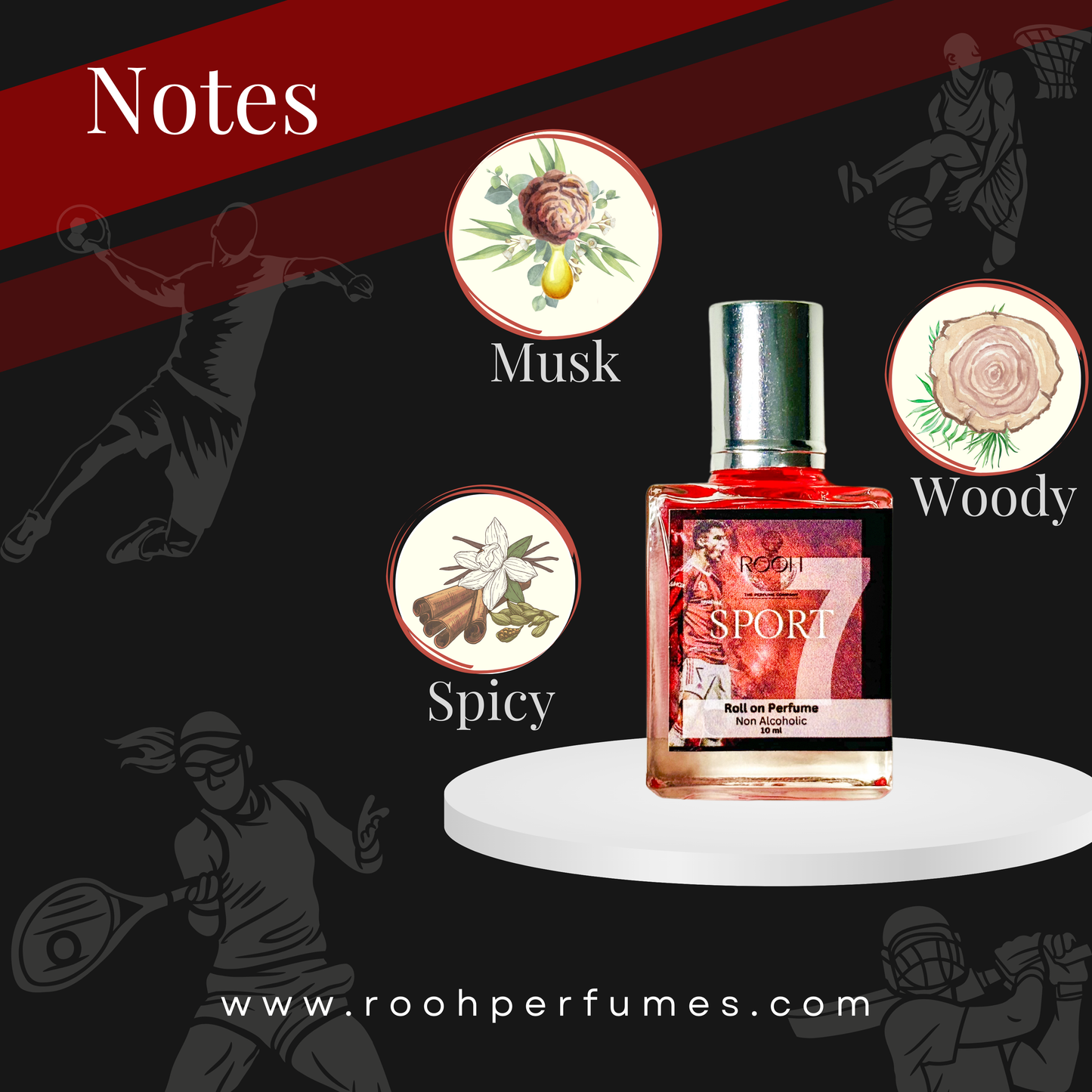 SPORT Roll on Perfume - 10ml